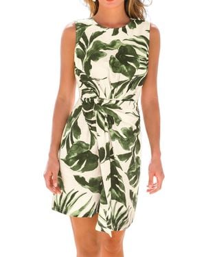 CUPSHE Charmer Tropical Mini Beach Dress - Green