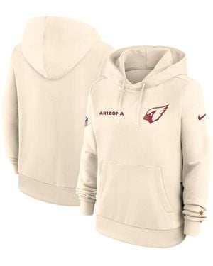 Nike Arizona Cardinals 2025 Rivalries Collection Standard Issue Sideline Dri-fit Hoodie - Natural