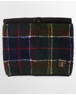 Barbour Field Fleece Classic Snood Scarf - Black