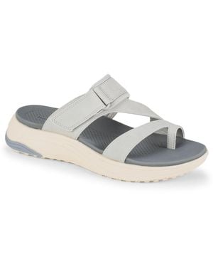 BareTraps Jordy Slide Wedge Sandals - Gray