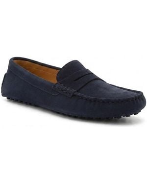 Menina Step Oporto Moccasin Loafer - Blue