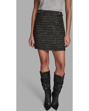 BCBGMAXAZRIA Mini Pencil Skirt - Black