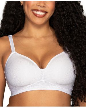 Vanity Fair Effortless Simple Size Wire-free Bra - White