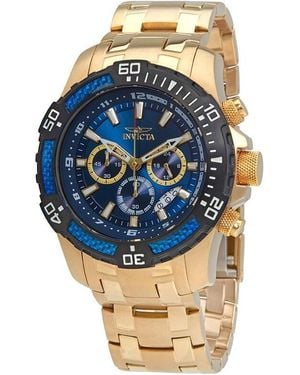 INVICTA WATCH Pro Diver 24856 51mm Quartz Chronograph Watch - Blue