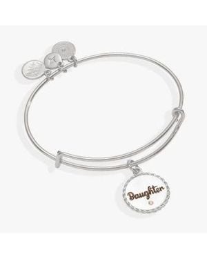 ALEX AND ANI Alex Ani Daughter Bangle Bracelet - White