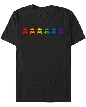 Design By Humans Horizontal Helmets Short-sleeve T-shirt - Black