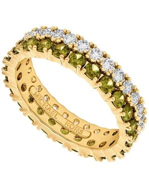 Michael Kors Tone Tennis Sized Ring - Metallic