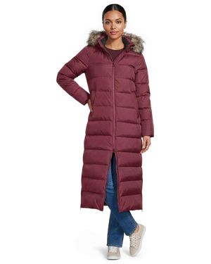Lands' End Tall Max 600 Down Long Maxi Coat - Red