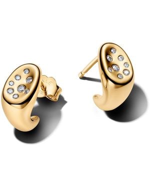 PANDORA Stone-set Stud Earrings - Metallic