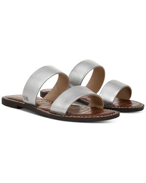 Sam Edelman Gala Slide Flat Sandals - Brown