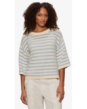 Sanctuary Elle Bell Sleeve Crew Neck Sweater T Shirt - Gray