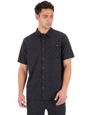 Hurley Relaxed-fit Point Collared Shirt - Black