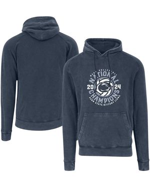 Image One Penn State Nittany Lions 2024 Ncaa Volleyball National Champions Vintage Raglan Pullover Hoodie - Blue