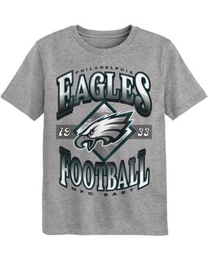 Outerstuff Preschool Philadelphia Eagles Of Days Past T-shirt - Gray