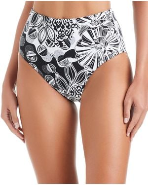 Beyond Control High-waist Pull-on Swim Bottoms - Multicolor