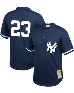 Mitchell & Ness Don Mattingly New York Yankees Cooperstown Collection Big And Tall Mesh Batting Practice Jersey - Blue