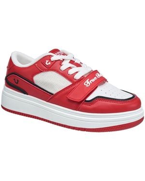 TRUE RELIGION Latifah Court Sneaker - Red