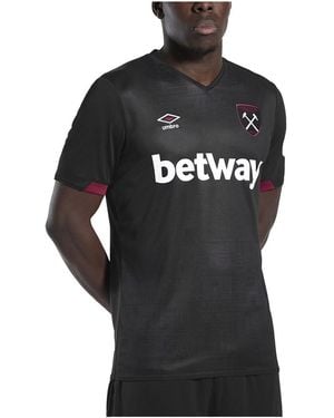 Umbro West Ham United 2024/25 Away Replica Jersey - Black