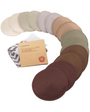 KeaBabies 14pk Organic Nursing Pads - Natural