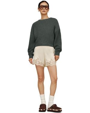 UGG Novalie Slouchy Boat Neck Lounge Top - Green