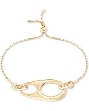 Style & Co. Hammered Sculptural Slider Bracelet - Metallic