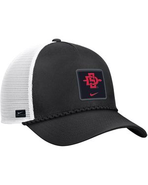 Nike San Diego State Aztecs 2026 On-field Rope Adjustable Trucker Hat - Blue