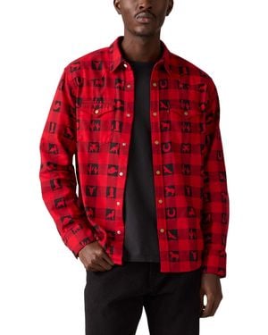 Levi's Barstow Cotton Standard-fit Western Shirt - Red