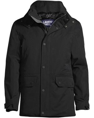 Lands' End Expedition Waterproof Down Jacket - Black