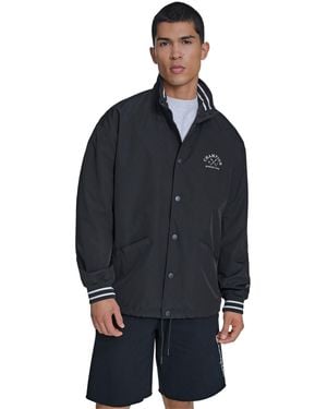 Champion Flex Tech Rowing Club Coaches Jacket - Blue
