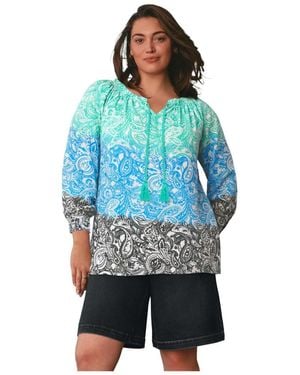 Avenue Butter Denim Bermuda Shorts - Blue