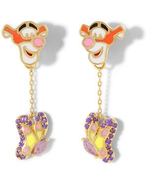 Girls Crew Disney Winnie The Pooh tigger Dangle Earrings - White