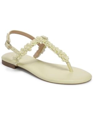 On 34th Ariellaa Flat Thong Sandals - Metallic