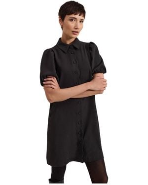 Phase Eight Candice Scallop Detail Shirt Dress - Black