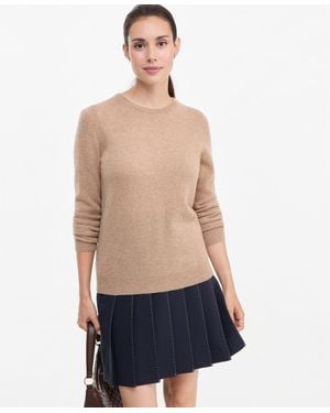 Charter Club 100% Cashmere Petite Long-sleeve Crewneck Sweater - Blue