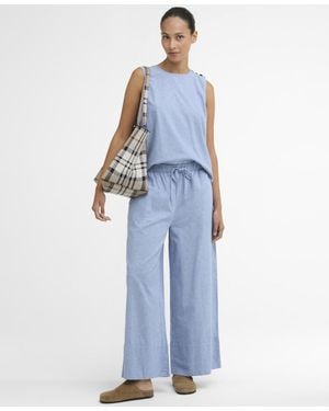 Barbour Josie Wide-leg Pants - Blue