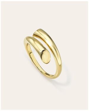 Zoe Lev Wrap Ring - Metallic