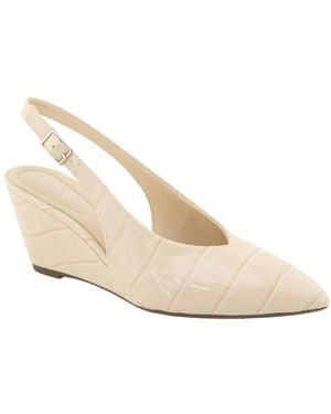 Kenneth Cole Enzo Slingback Wedge Pumps - White