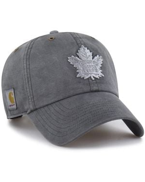 '47 X Carhartt Toronto Maple Leafs Clean Up Adjustable Hat - Gray