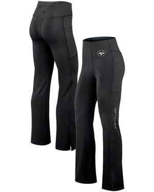 Fanatics New York Jets Studio Fitted Flared leggings - Black