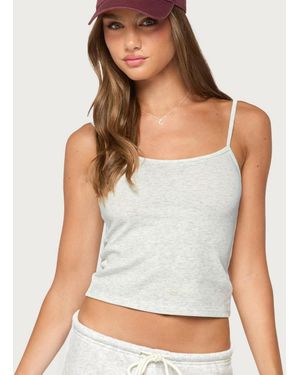 Edikted Cataleya Tank Top - Gray