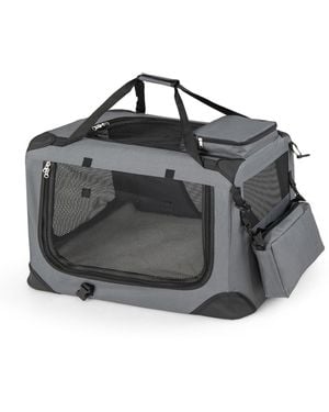 Rui Collapsible Soft Dog Travel Crate - Black