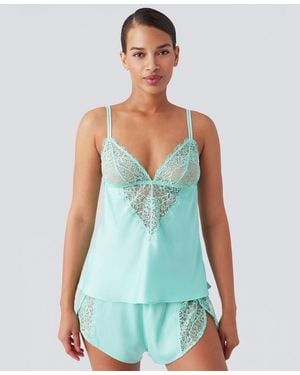 B.tempt'd By Wacoal Camisole Flared Bodice Bra - Green