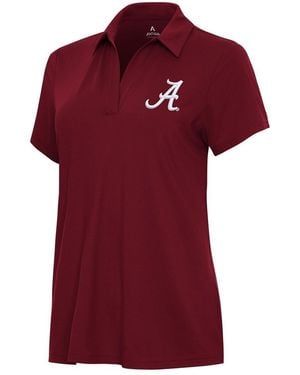 Antigua Alabama Tide Era Polo Shirt - Red