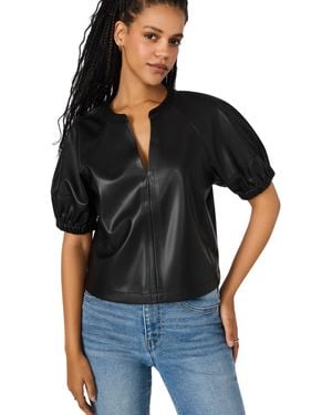 BB Dakota Roxanne Balloon Sleeve Top - Black
