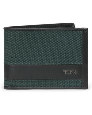 Tumi Alpha Double Bifold Wallet - Green