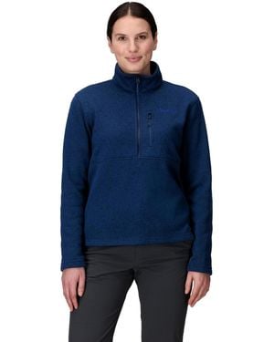 Marmot Drop Line 1/2 Zip Jackets - Blue