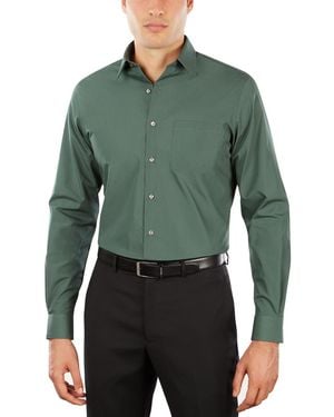 Van Heusen Athletic Fitted Poplin Dress Shirt - Green