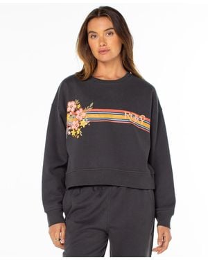 Roxy Marina Long-sleeve Top - Gray