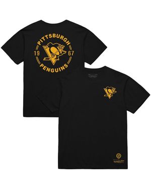 Mitchell & Ness Pittsburgh Penguins Core Penalty Box 3.0 T-shirt - Black