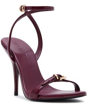Steve Madden Foxx Two-piece Stiletto Dress Sandals - Purple